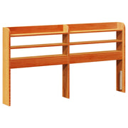 Estructura de cama sin colchón madera maciza marrón 135x190 cm v9149 - Vetonek