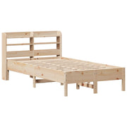 Estructura de cama sin colchón madera maciza de pino 90x200 cm v1531 - Vetonek