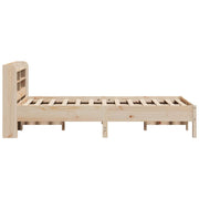 Estructura de cama sin colchón madera maciza de pino 90x200 cm v1531 - Vetonek