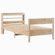 Estructura de cama sin colchón madera maciza de pino 90x200 cm v1920 - Vetonek
