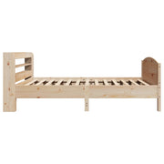 Estructura de cama sin colchón madera maciza de pino 90x200 cm v2408 - Vetonek