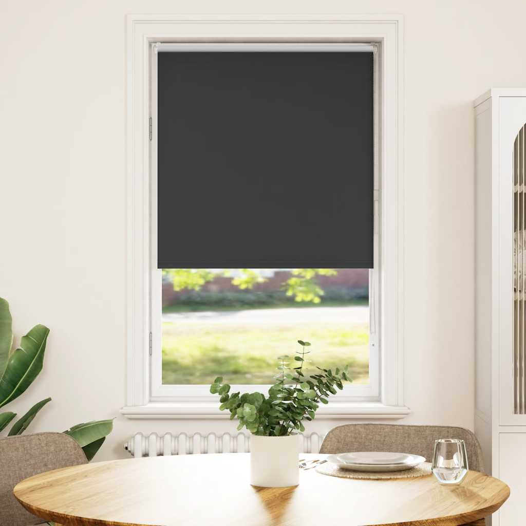 Vetonek Estor Enrollable Opaco negro 70x130 cm Tela Ancho 65,7 cm