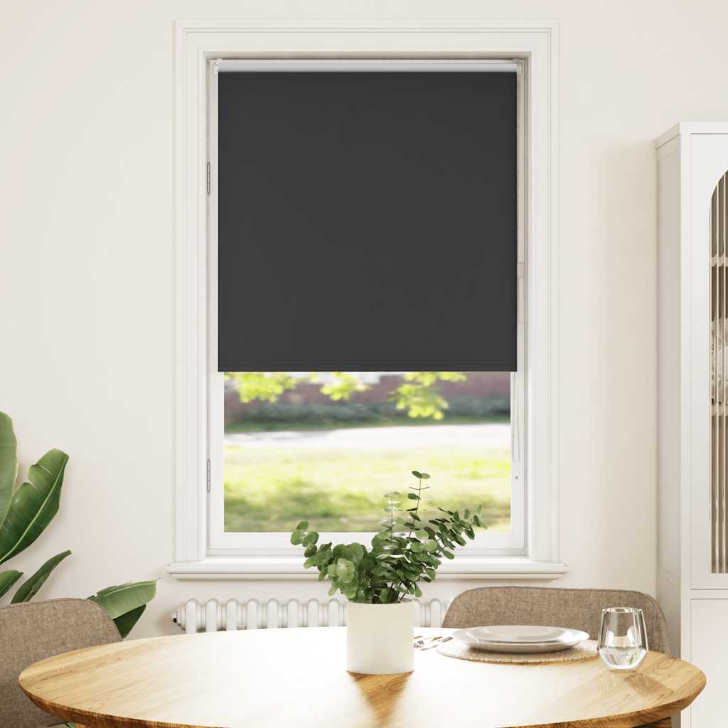 Vetonek Estor Enrollable Opaco negro 70x175 cm Tela Ancho 65,7 cm