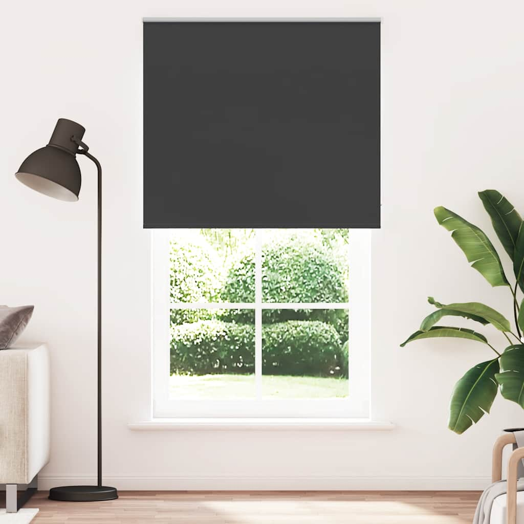 Vetonek Estor Enrollable Opaco negro 140x210 cm Tela Ancho 136,6 cm