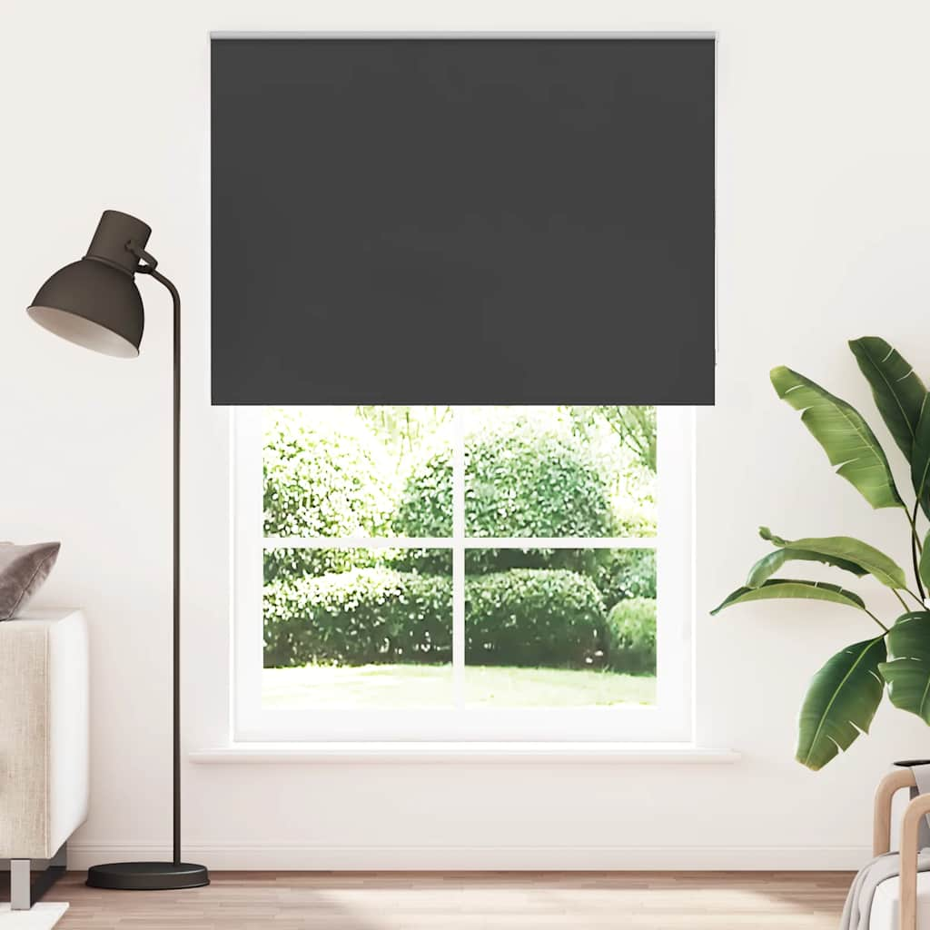 Vetonek Estor Enrollable Opaco negro 145x210 cm Tela Ancho 141,6 cm