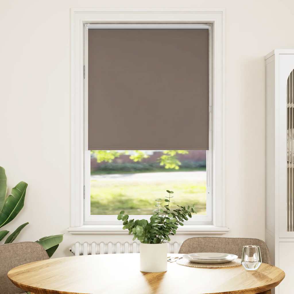 Vetonek Estor Enrollable Opaco Color Café 70x150 cm Tela Ancho 65,7cm