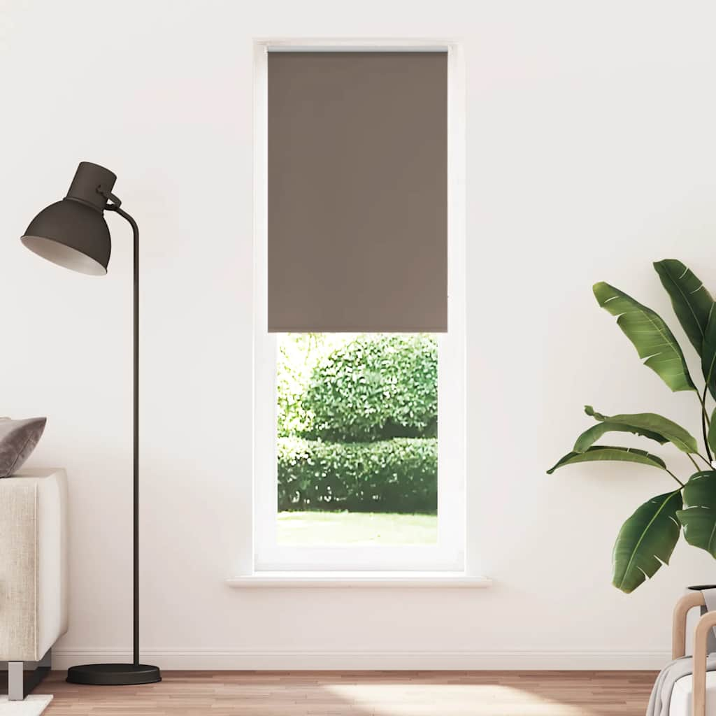 Vetonek Estor Enrollable Opaco Color Café 75x210cm Tela Ancho 70,7cm