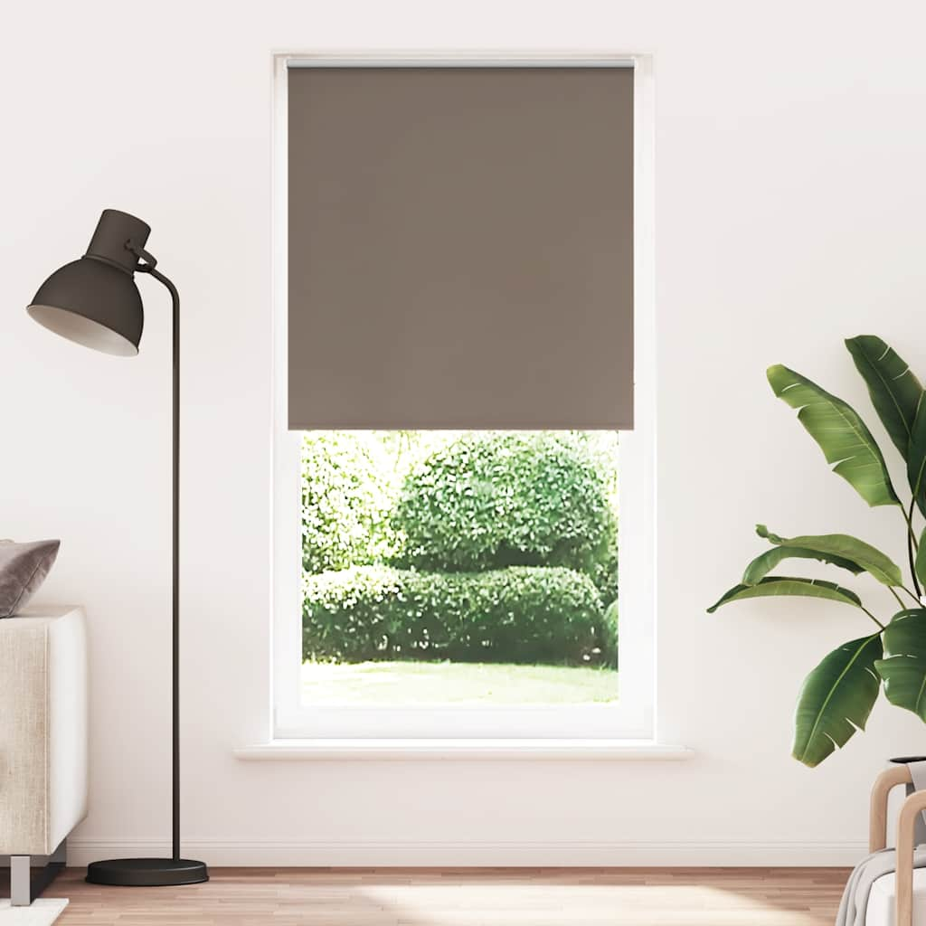 Vetonek Estor Enrollable Opaco Color Café 90x210cm Tela Ancho 85,7cm