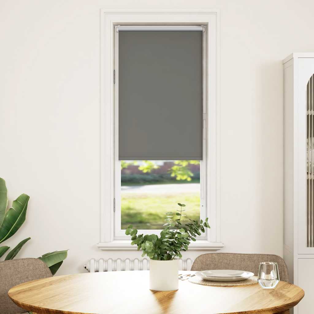 Vetonek Estor Enrollable Opaco gris 60x130 cm Tela Ancho 55,7 cm