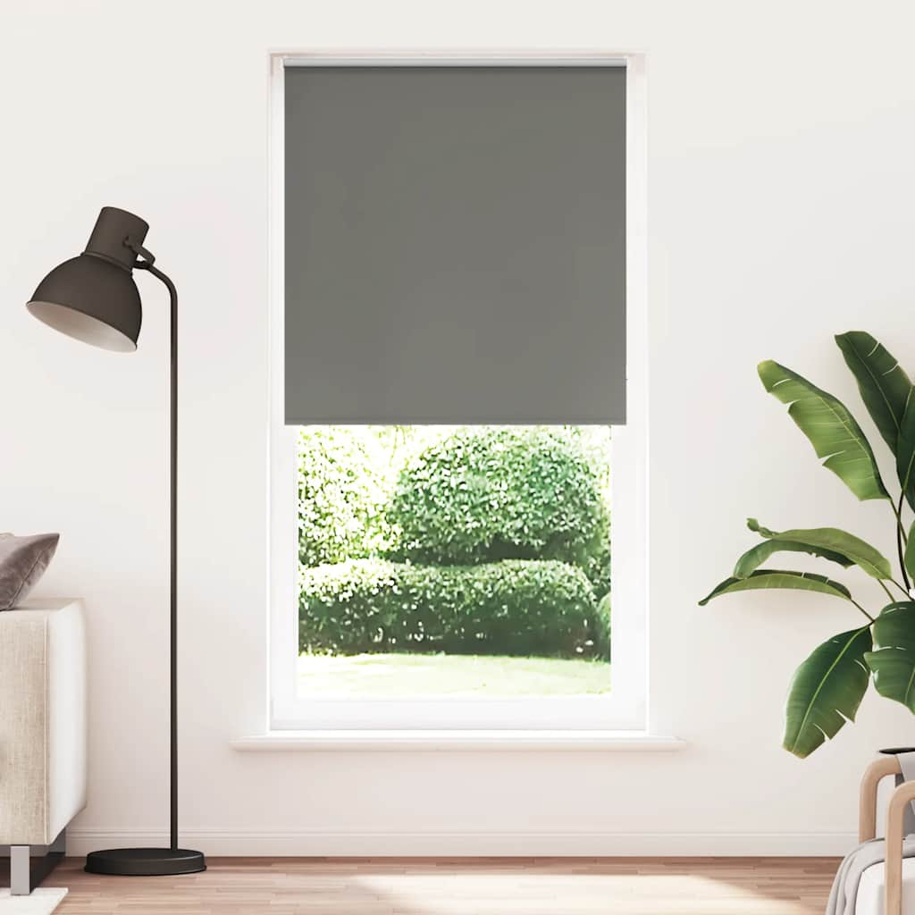 Vetonek Estor Enrollable Opaco gris 90x230 cm Tela Ancho 85,7 cm