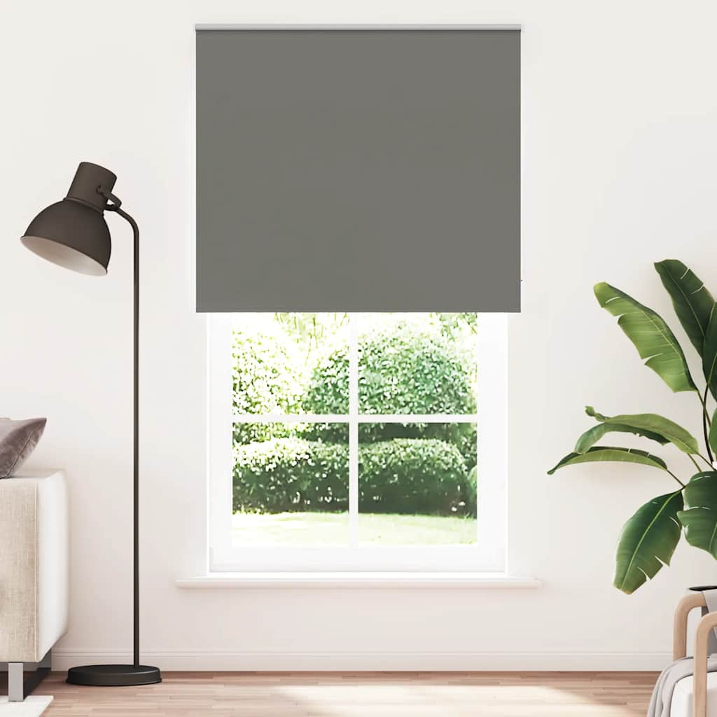 Vetonek Estor Enrollable Opaco gris 130x230 cm Tela Ancho 126,6 cm