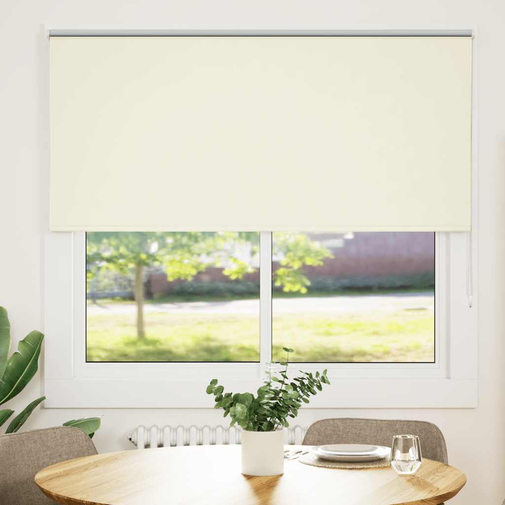 Vetonek Estor Enrollable Opaco Blanco Roto 165x130cm Tela Ancho 161,6cm