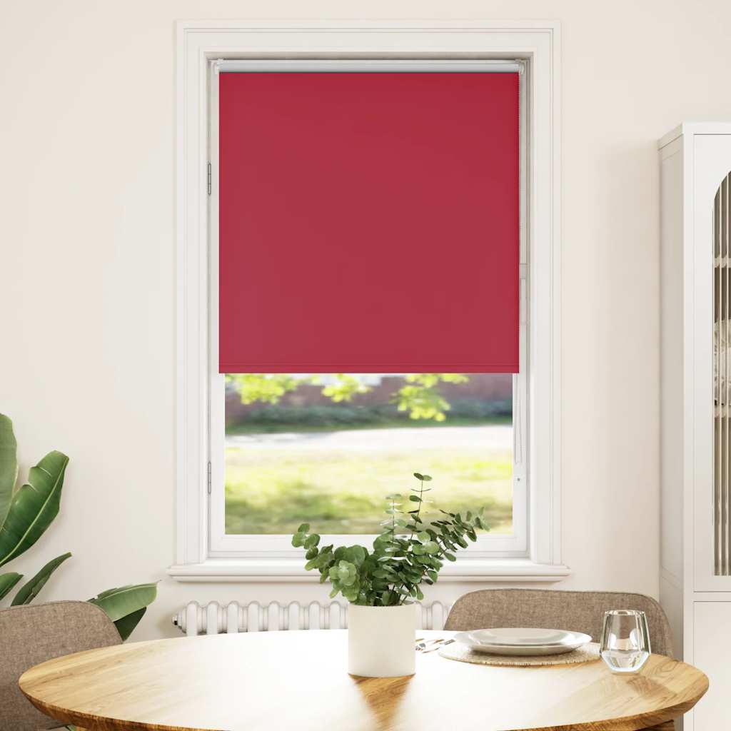 Vetonek Estor Enrollable Opaco Rojo 65x130 cm Tela Ancho 60,7 cm