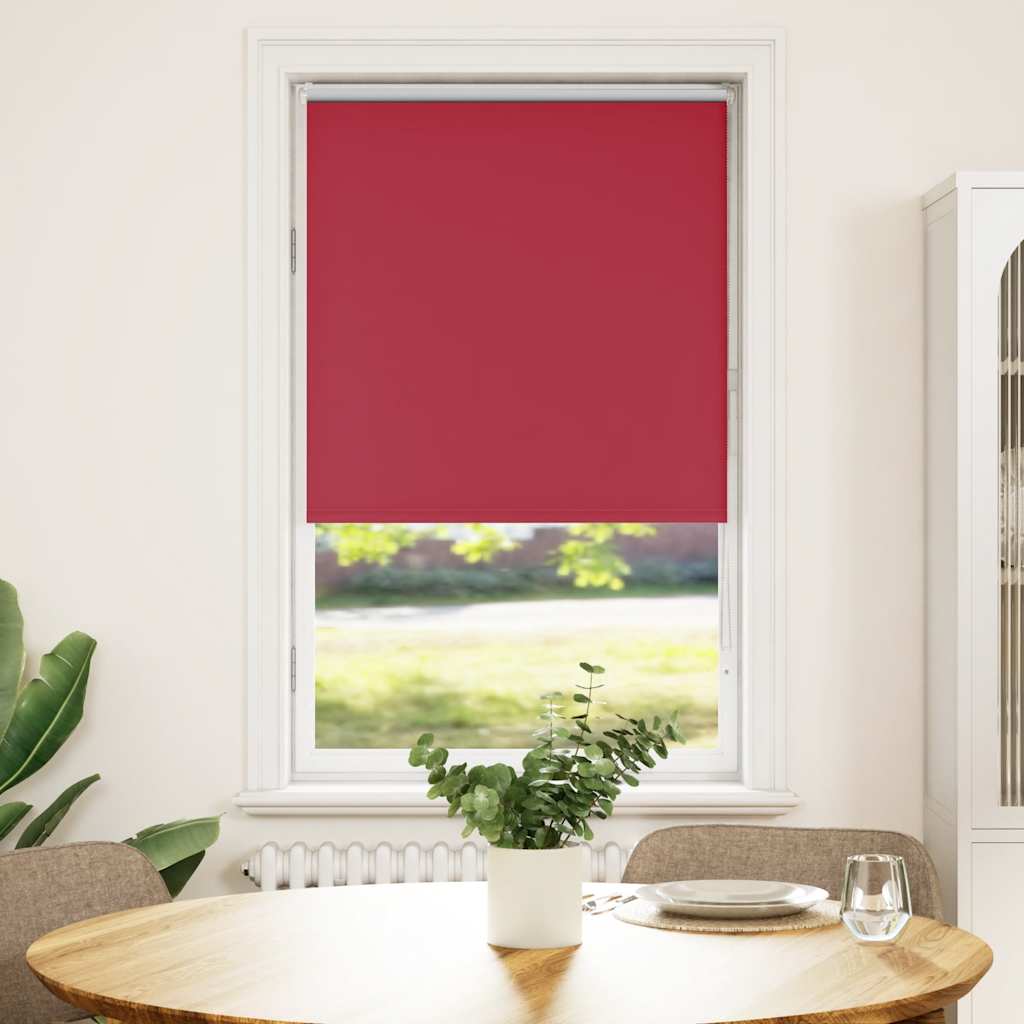 Vetonek Estor Enrollable Opaco Rojo 75x130 cm Tela Ancho 70,7 cm