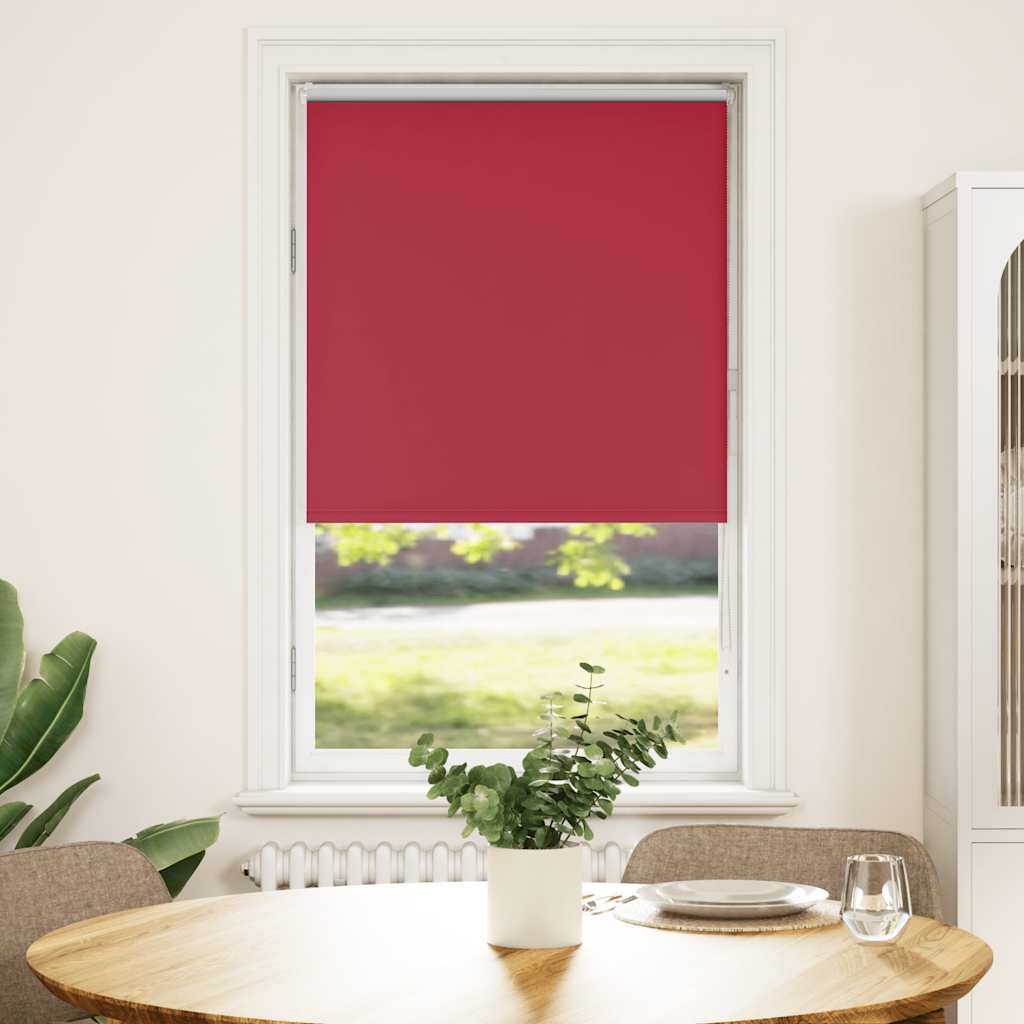 Vetonek Estor Enrollable Opaco Rojo 80x130 cm Tela Ancho 75,7 cm