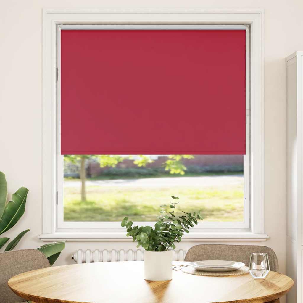 Vetonek Estor Enrollable Opaco Rojo 90x130 cm Tela Ancho 85,7 cm