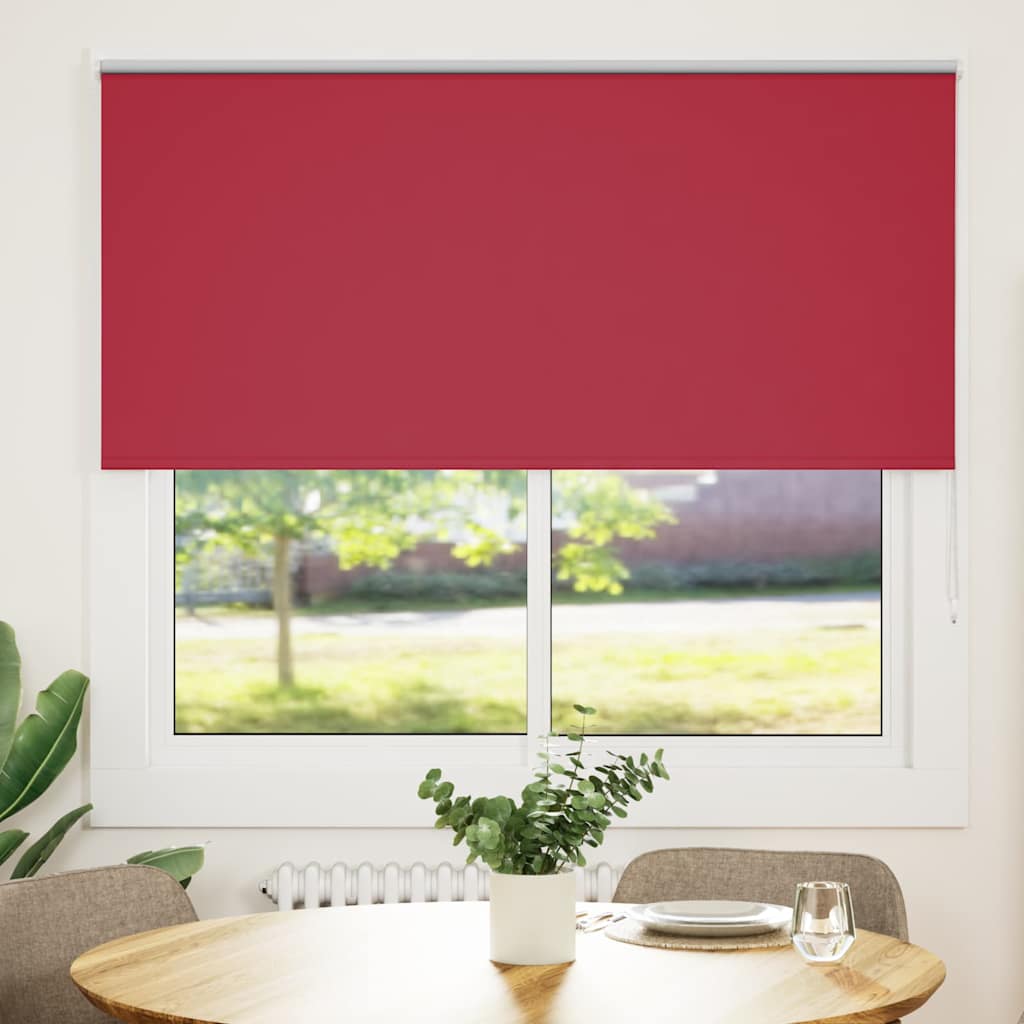 Vetonek Estor Enrollable Opaco Rojo 145x130 cm Tela Ancho 141,6 cm