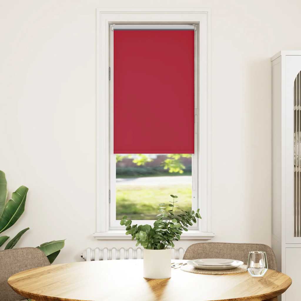 Vetonek Estor Enrollable Opaco Rojo 40x150 cm Tela Ancho 35,7 cm