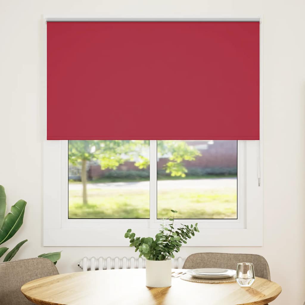 Vetonek Estor Enrollable Opaco Rojo 125x150 cm Tela Ancho 121,6 cm