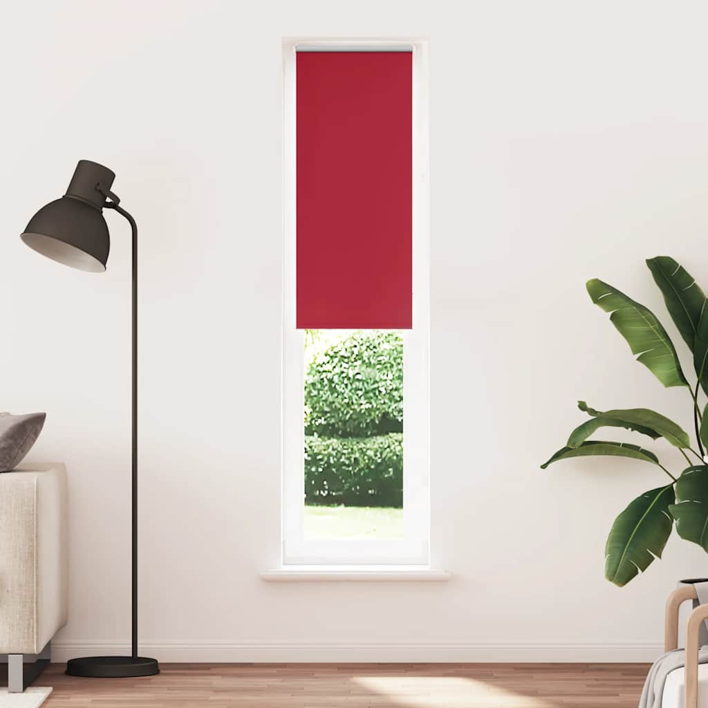 Vetonek Estor Enrollable Opaco Rojo 40x210 cm Tela Ancho 35,7 cm