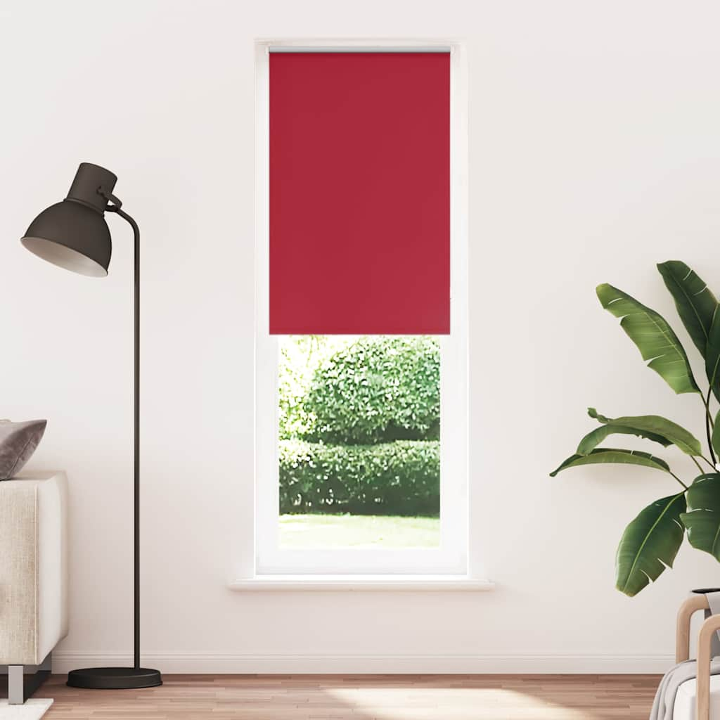 Vetonek Estor Enrollable Opaco Rojo 65x210 cm Tela Ancho 60,7 cm