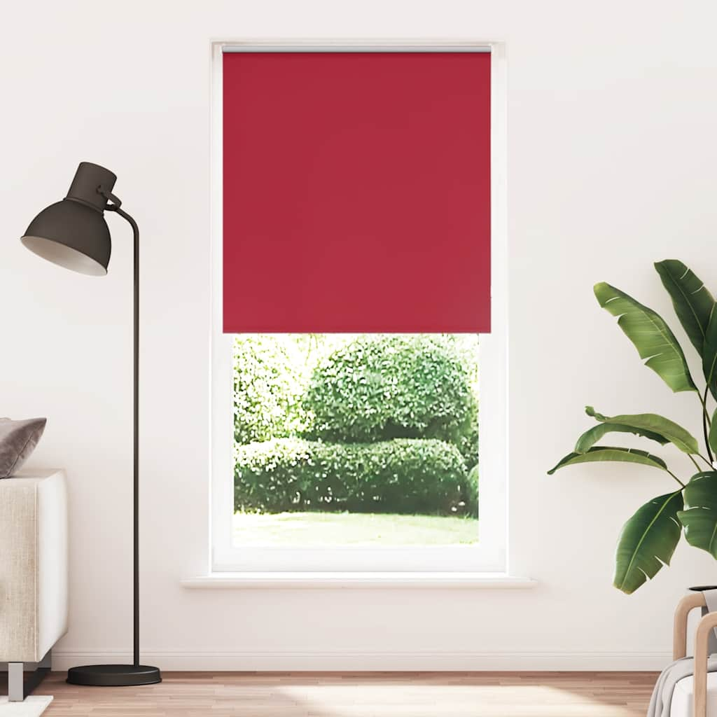 Vetonek Estor Enrollable Opaco Rojo 90x210 cm Tela Ancho 85,7 cm