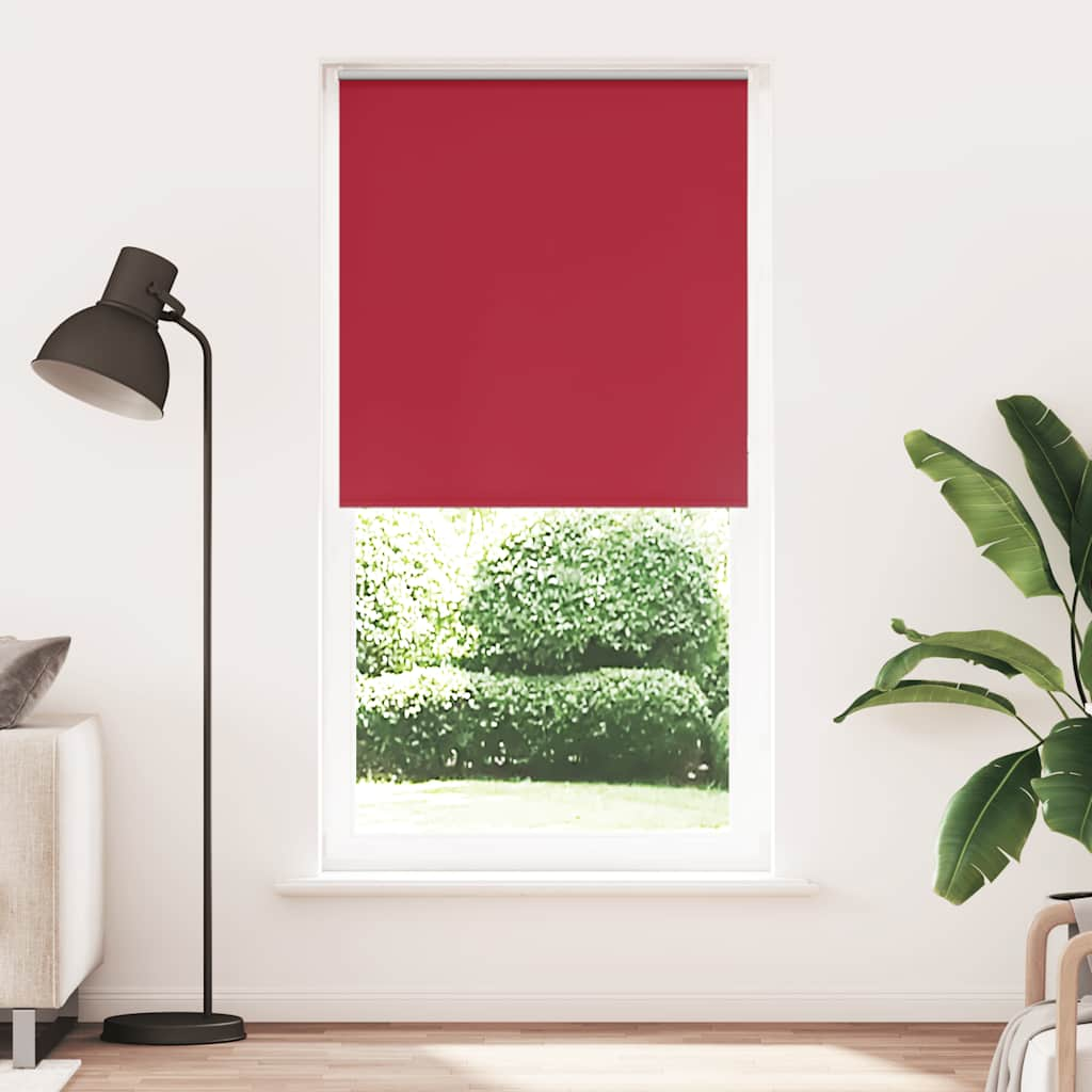 Vetonek Estor Enrollable Opaco Rojo 95x210 cm Tela Ancho 90,7 cm