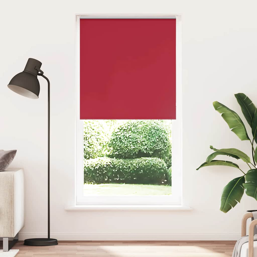 Vetonek Estor Enrollable Opaco Rojo 100x210 cm Tela Ancho 95,7 cm