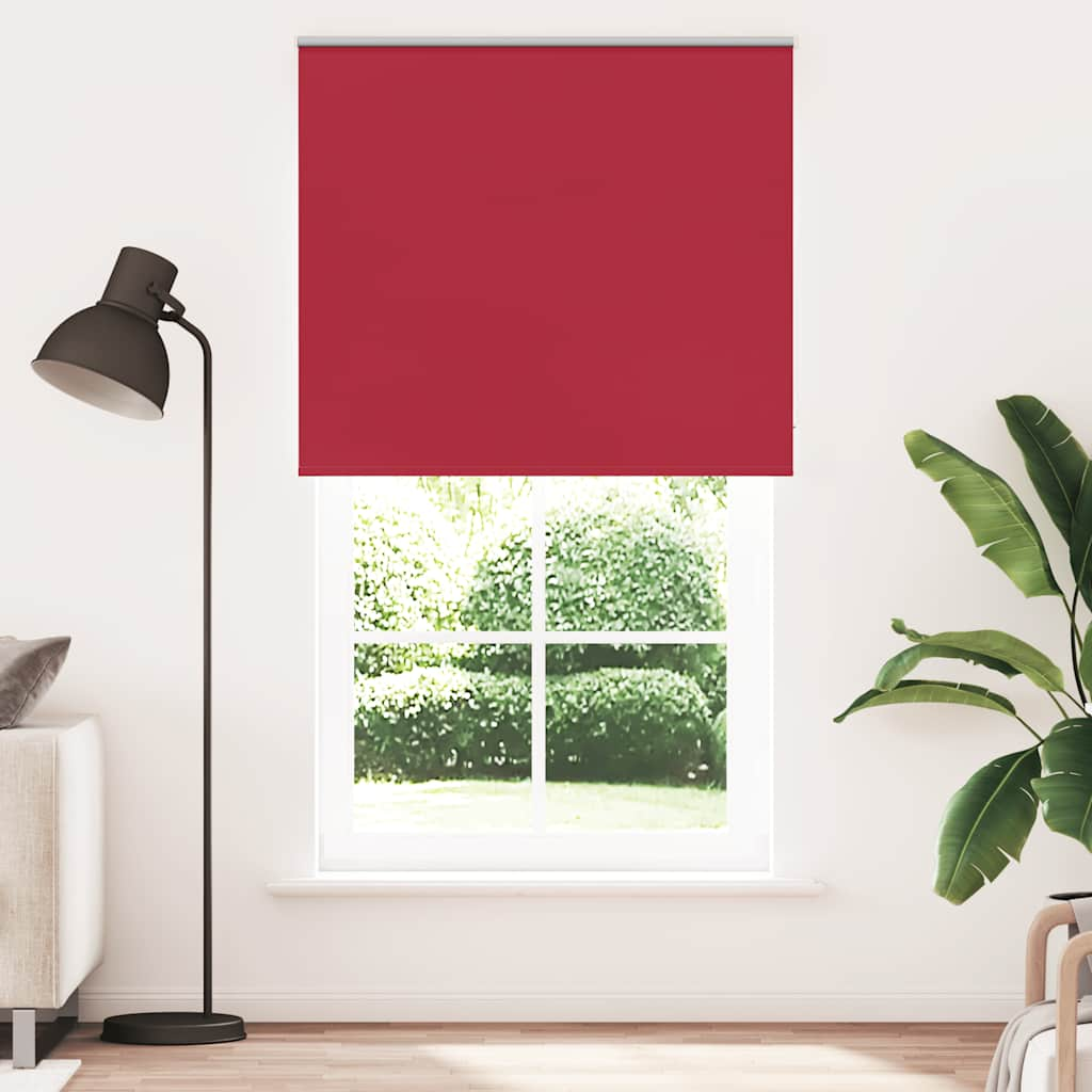 Vetonek Estor Enrollable Opaco Rojo 120x210 cm Tela Ancho 116,6 cm