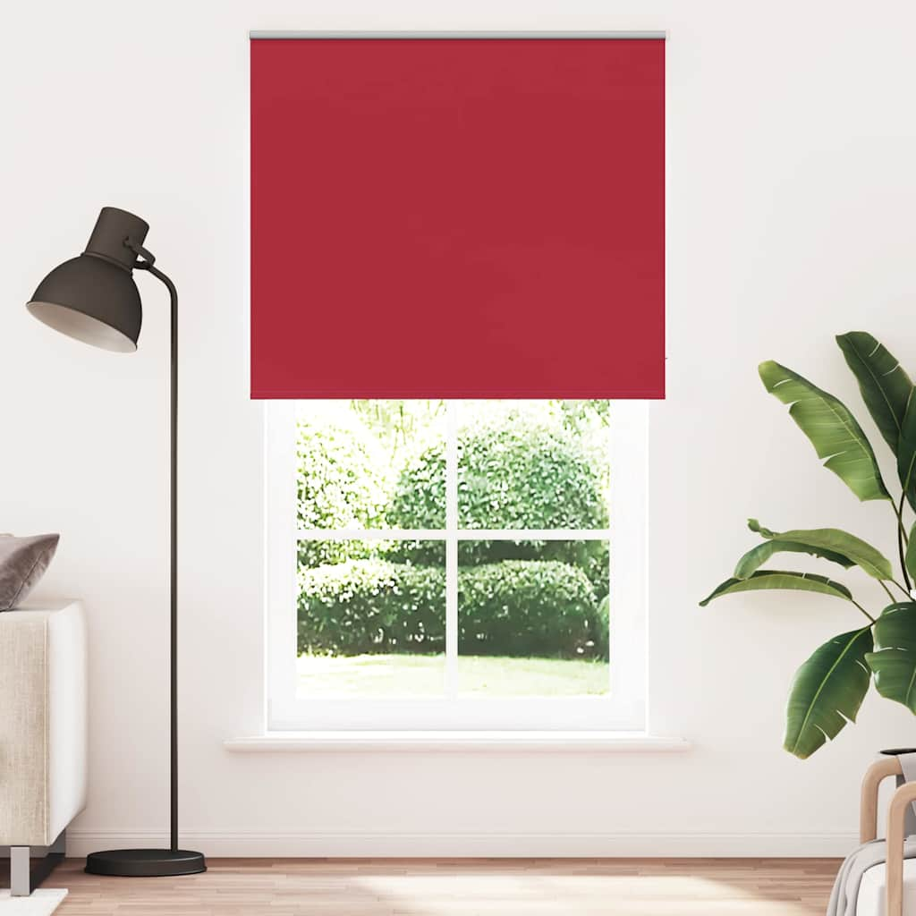 Vetonek Estor Enrollable Opaco Rojo 135x210 cm Tela Ancho 131,6 cm