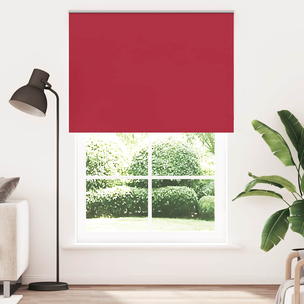 Vetonek Estor Enrollable Opaco Rojo 145x210 cm Tela Ancho 141,6 cm