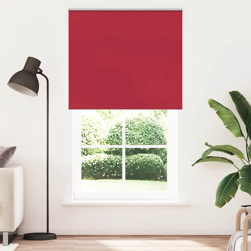 Vetonek Estor Enrollable Opaco Rojo 135x230 cm Tela Ancho 131,6 cm