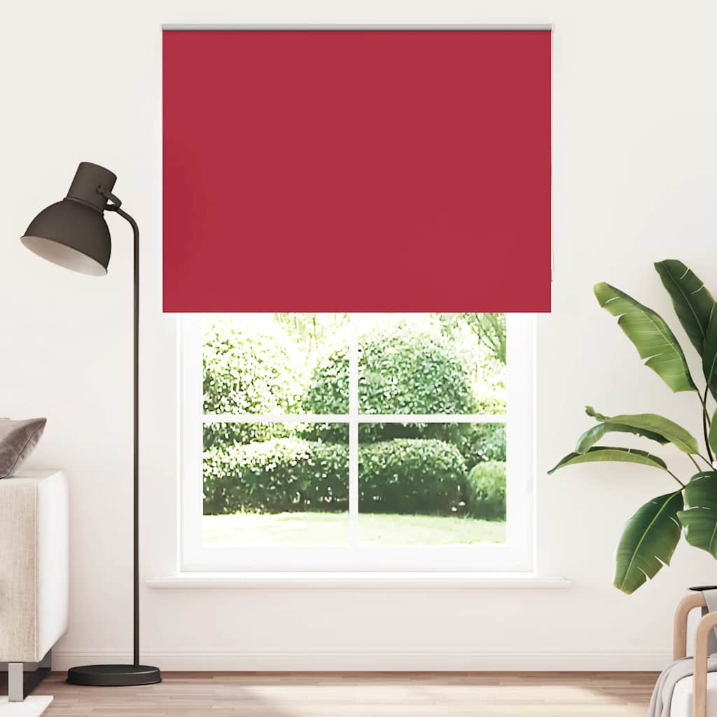 Vetonek Estor Enrollable Opaco Rojo 165x230 cm Tela Ancho 161,6 cm