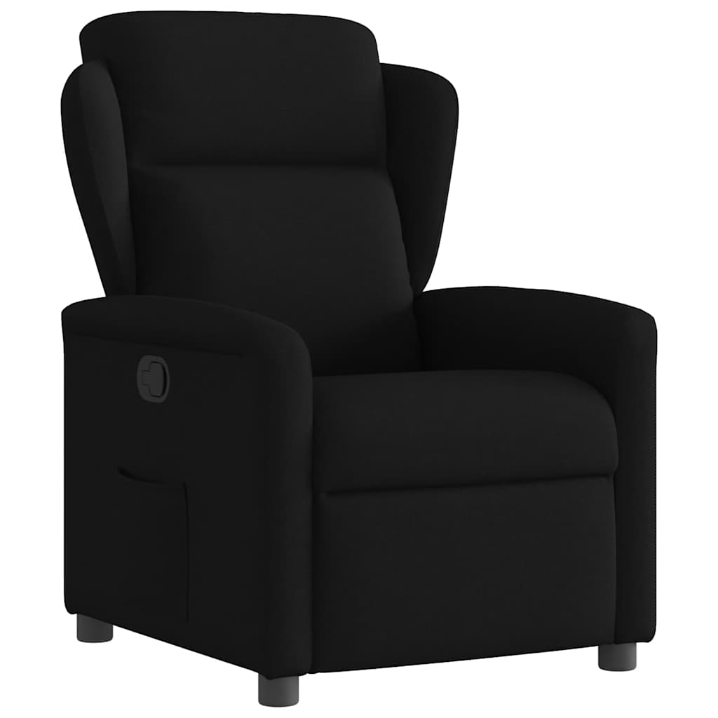 Vetonek Sillón reclinable de tela negro