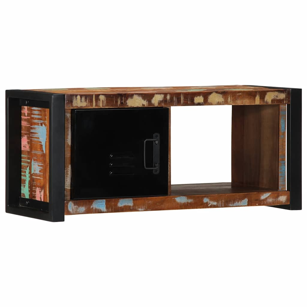 Vetonek Mueble para la TV 80x30x35 madera maciza reciclada