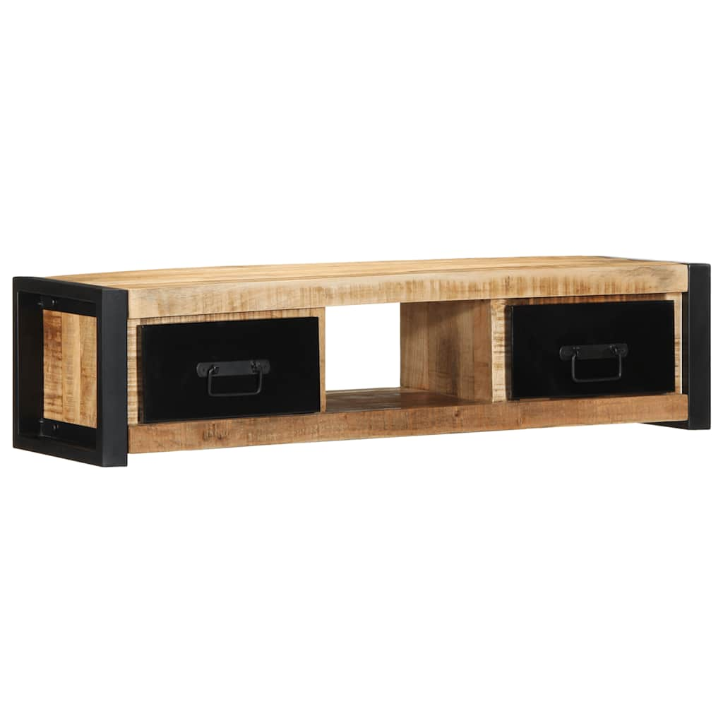 Vetonek Mueble para la TV 100x30x25 madera maciza mango rugosa