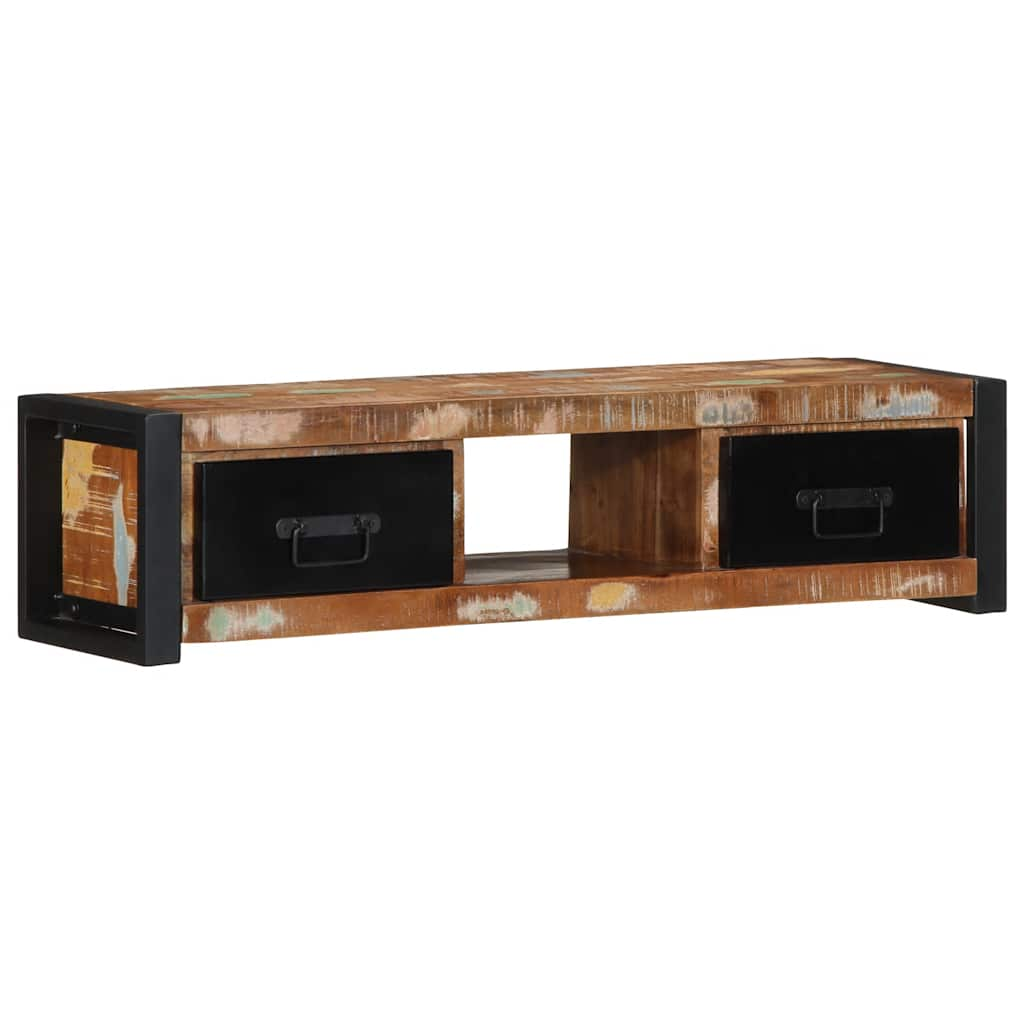 Vetonek Mueble para la TV 100x30x25 madera maciza reciclada