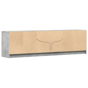 Mueble de TV LED madera ingeniería gris hormigón 180x34x50 cm V2607 Vetonek