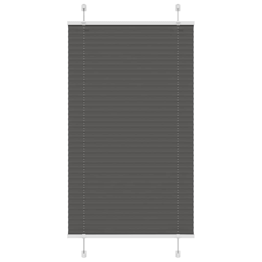 Vetonek Estor Plisado negro 80x150 cm Tela Ancho 79,4 cm Poliéster