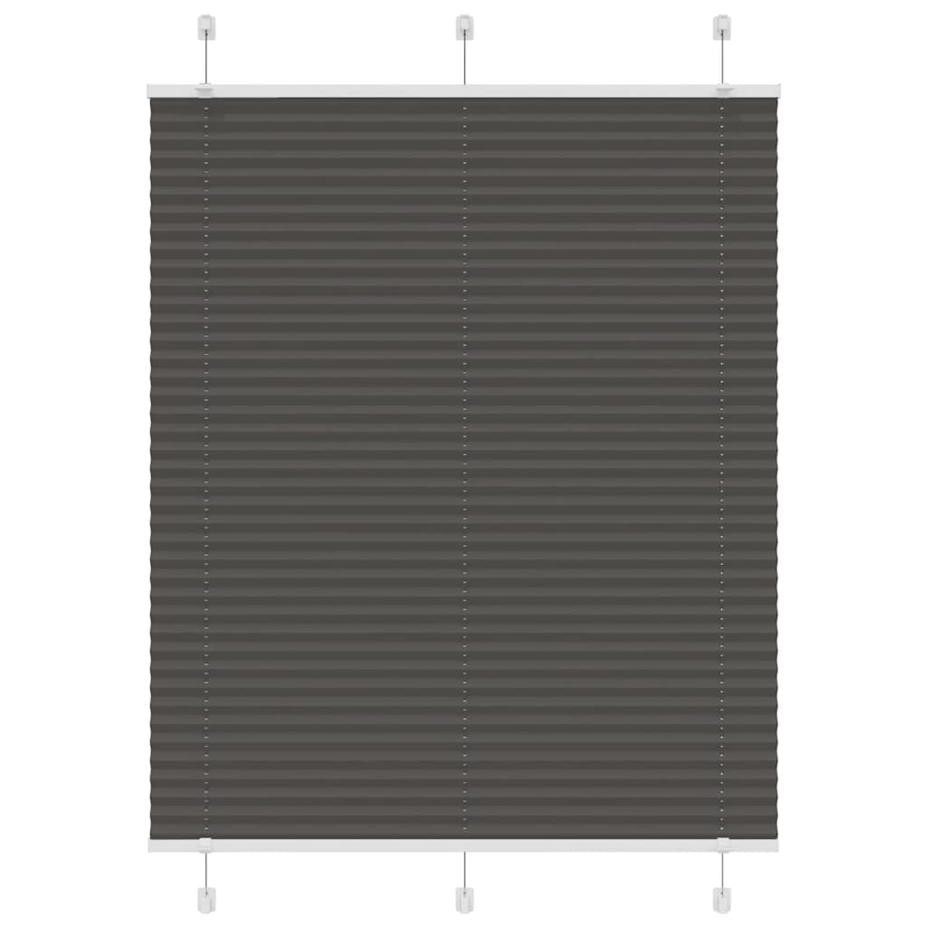 Vetonek Estor Plisado negro 110x150 cm Tela Ancho 109,4 cm Poliéster