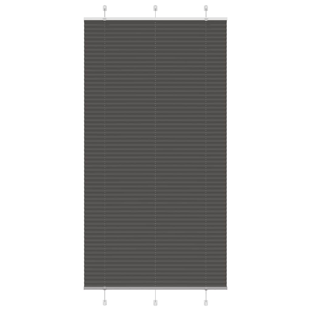 Vetonek Estor Plisado negro 100x200 cm Tela Ancho 99,4 cm Poliéster