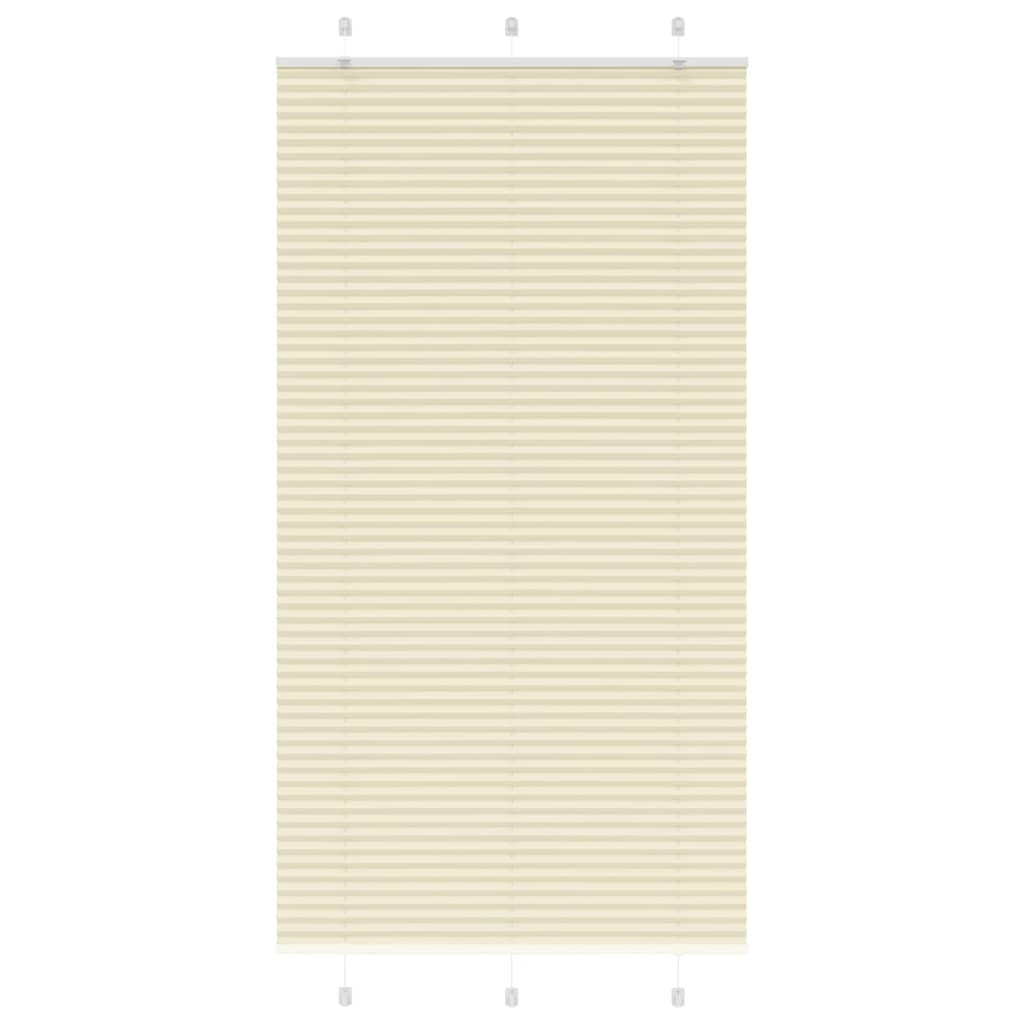 Vetonek Estor Plisado crema 105x200 cm Tela Ancho 104,4 cm Poliéster