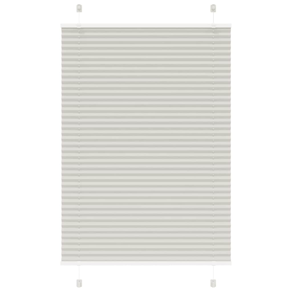 Vetonek Estor Plisado gris claro 100x100 cm Tela Ancho 99,4cm Poliéster