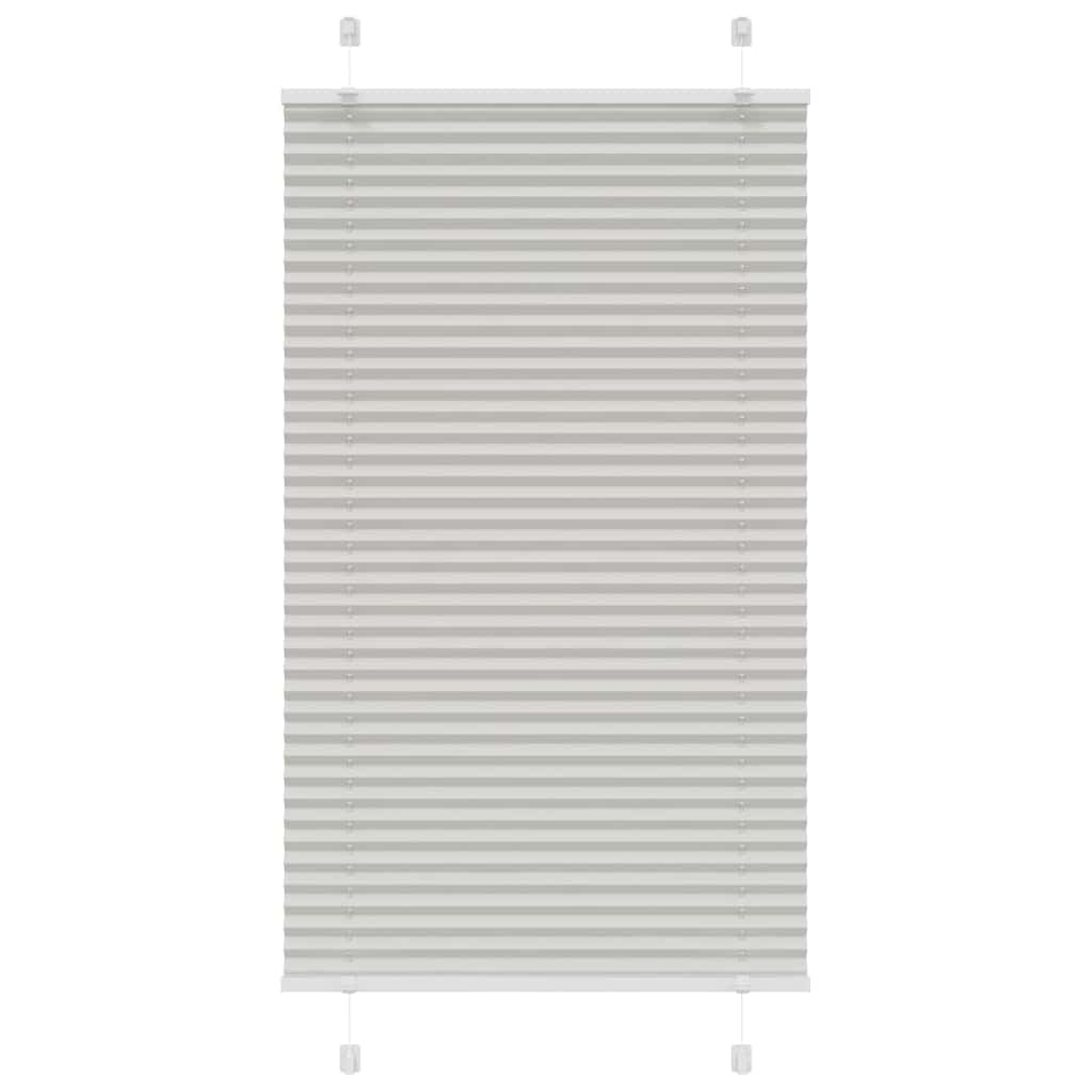 Vetonek Estor Plisado gris claro 80x150 cm Tela Ancho 79,4 cm Poliéster