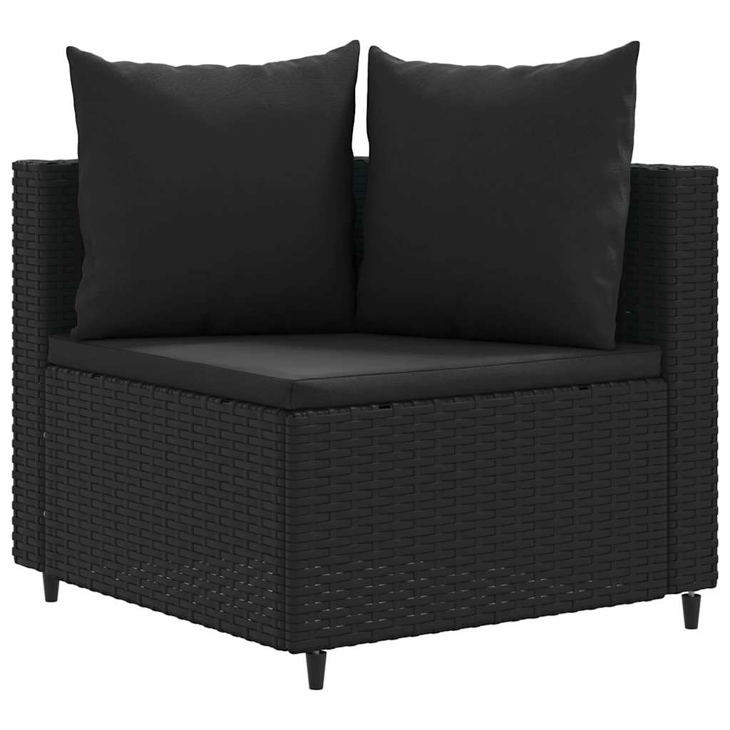 Sofas de jardin ensembles avec coussins 3 pcs