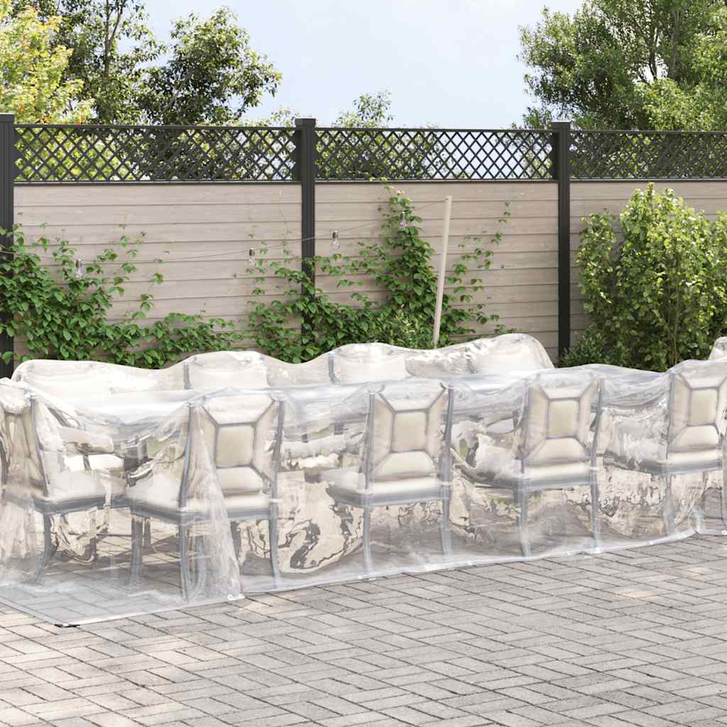 Vetonek Telo trasparente con occhielli in polietilene 3x8 m