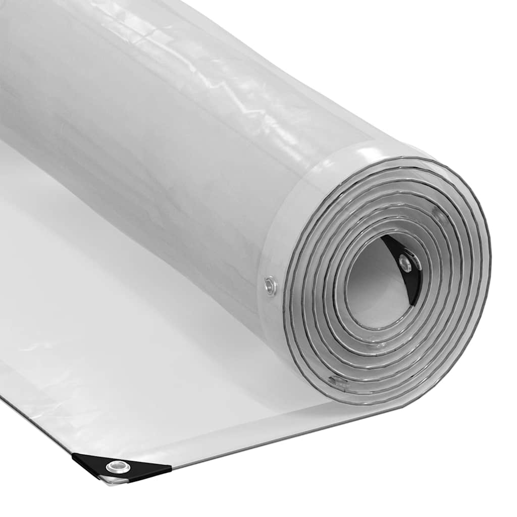 Telo trasparente con occhielli in polietilene 8x8 m v0524 Vetonek