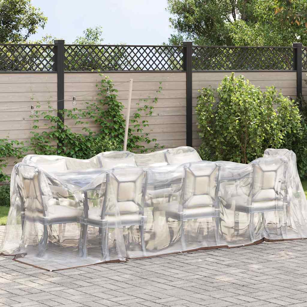 Telo trasparente con occhielli in polietilene 2x8 m V0715 Vetonek