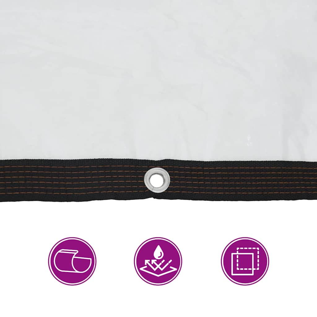 Telo trasparente con occhielli in polietilene 2x8 m V0715 Vetonek