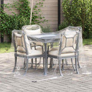 Telo trasparente con occhielli in PVC 2x2 m v1101 Vetonek